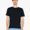 Black American Apparel UNISEX FINE JERSEY SHORT SLEEVE T-SHIRT Pólók/T-Shirt