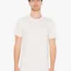 Créme American Apparel UNISEX FINE JERSEY SHORT SLEEVE T-SHIRT Pólók/T-Shirt
