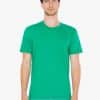 Kelly Green American Apparel UNISEX FINE JERSEY SHORT SLEEVE T-SHIRT Pólók/T-Shirt