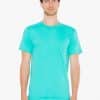 Mint American Apparel UNISEX FINE JERSEY SHORT SLEEVE T-SHIRT Pólók/T-Shirt