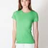 Grass American Apparel WOMEN'S FINE JERSEY SHORT SLEEVE T-SHIRT Pólók/T-Shirt