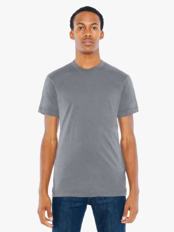 Asphalt American Apparel UNISEX POLY-COTTON SHORT SLEEVE T-SHIRT Pólók/T-Shirt
