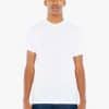 White American Apparel UNISEX POLY-COTTON SHORT SLEEVE T-SHIRT Pólók/T-Shirt