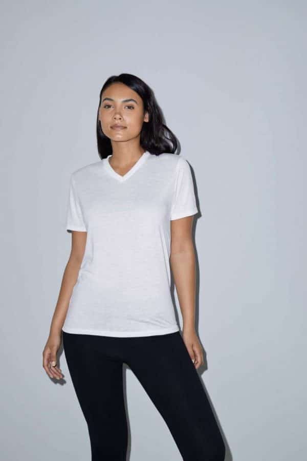 American Apparel WOMEN'S SUBLIMATION CLASSIC SHORT SLEEVE V-NECK T-SHIRT Pólók/T-Shirt
