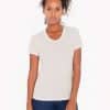 Tri-Oatmeal American Apparel WOMEN'S TRI-BLEND SHORT SLEEVE TRACK T-SHIRT Pólók/T-Shirt