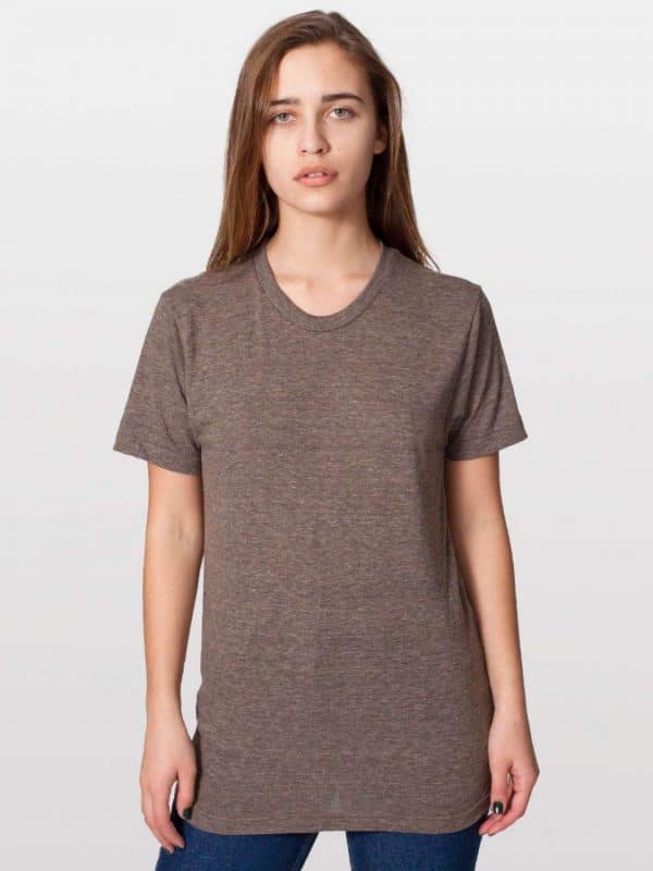 Tri-Coffee American Apparel UNISEX TRI-BLEND SHORT SLEEVE TRACK T-SHIRT Pólók/T-Shirt