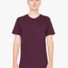 Tri-Cranberry American Apparel UNISEX TRI-BLEND SHORT SLEEVE TRACK T-SHIRT Pólók/T-Shirt
