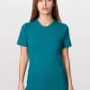Tri-Evergreen American Apparel UNISEX TRI-BLEND SHORT SLEEVE TRACK T-SHIRT Pólók/T-Shirt