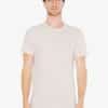 Tri-Oatmeal American Apparel UNISEX TRI-BLEND SHORT SLEEVE TRACK T-SHIRT Pólók/T-Shirt