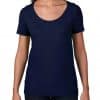 Navy Anvil WOMEN’S FEATHERWEIGHT SCOOP TEE Pólók/T-Shirt
