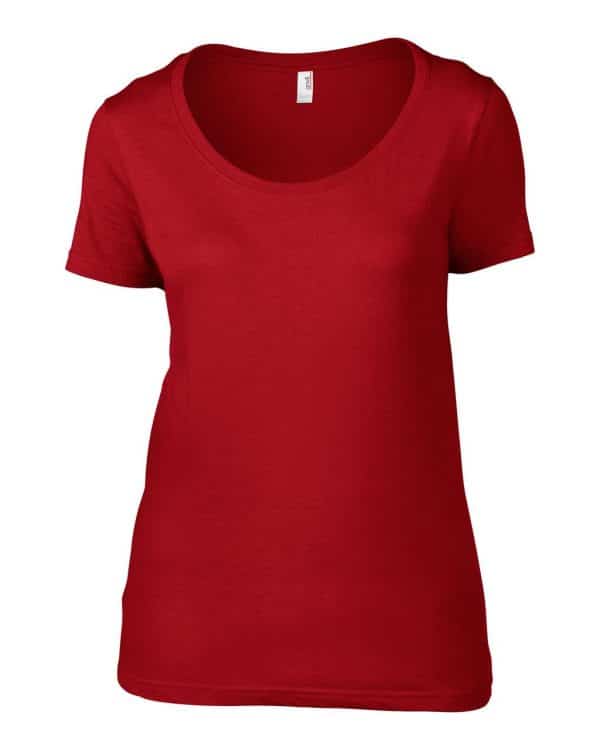 Coral Anvil WOMEN’S FEATHERWEIGHT SCOOP TEE Pólók/T-Shirt
