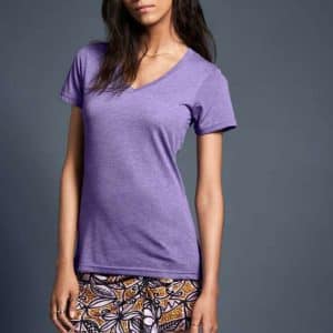 Anvil WOMEN’S FEATHERWEIGHT V-NECK TEE Pólók/T-Shirt