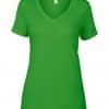 Green Apple Anvil WOMEN’S FEATHERWEIGHT V-NECK TEE Pólók/T-Shirt