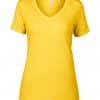 Lemon Zest Anvil WOMEN’S FEATHERWEIGHT V-NECK TEE Pólók/T-Shirt
