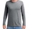 Heather Graphite Anvil ADULT TRI-BLEND LONG SLEEVE TEE Pólók/T-Shirt