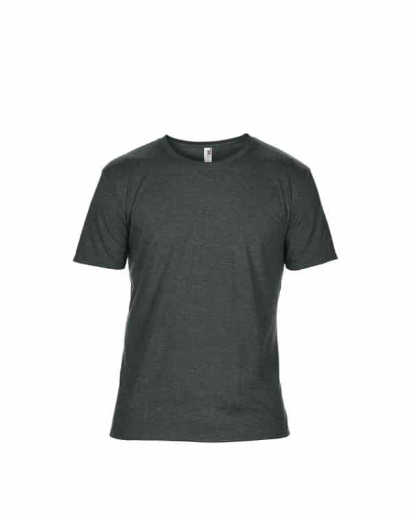 Heather Dark Grey Anvil ADULT TRI-BLEND TEE Pólók/T-Shirt