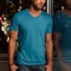 Anvil ADULT TRI-BLEND V-NECK TEE Pólók/T-Shirt