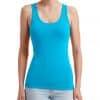 Caribbean Blue Anvil WOMEN'S STRETCH TANK Pólók/T-Shirt