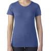 Heather Blue Anvil WOMEN'S TRI-BLEND TEE Pólók/T-Shirt