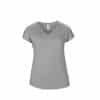 Heather Grey Anvil WOMEN'S TRI-BLEND V-NECK TEE Pólók/T-Shirt