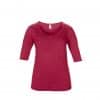 Heather Red Anvil WOMEN’S TRI-BLEND DEEP SCOOP 1/2 SLEEVE TEE Pólók/T-Shirt