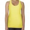 Neon Yellow Comfort Colors LADIES' LIGHTWEIGHT RACERBACK TANK TOP Pólók/T-Shirt
