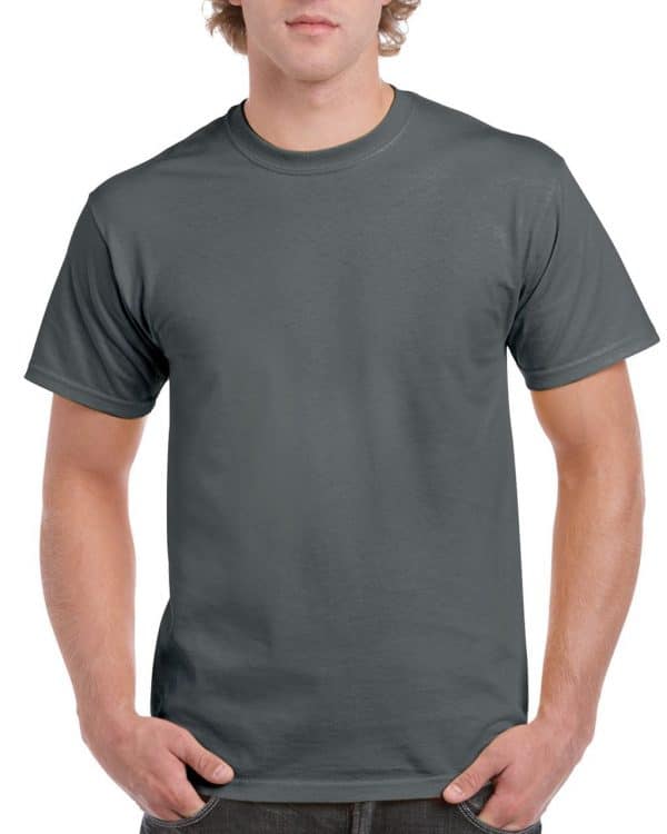 Charcoal Gildan ULTRA COTTON™ ADULT T-SHIRT Pólók/T-Shirt