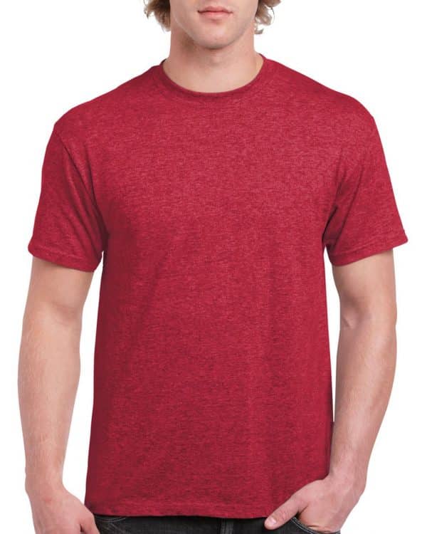 Heather Cardinal Gildan ULTRA COTTON™ ADULT T-SHIRT Pólók/T-Shirt