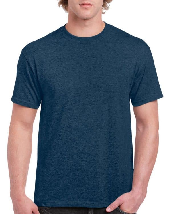 Heather Navy Gildan ULTRA COTTON™ ADULT T-SHIRT Pólók/T-Shirt