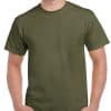 Military Green Gildan ULTRA COTTON™ ADULT T-SHIRT Pólók/T-Shirt