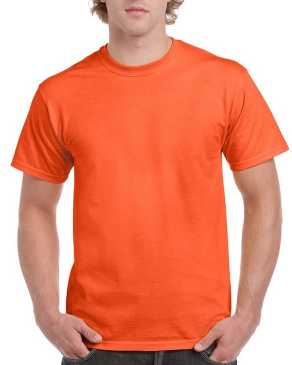 Orange Gildan ULTRA COTTON™ ADULT T-SHIRT Pólók/T-Shirt