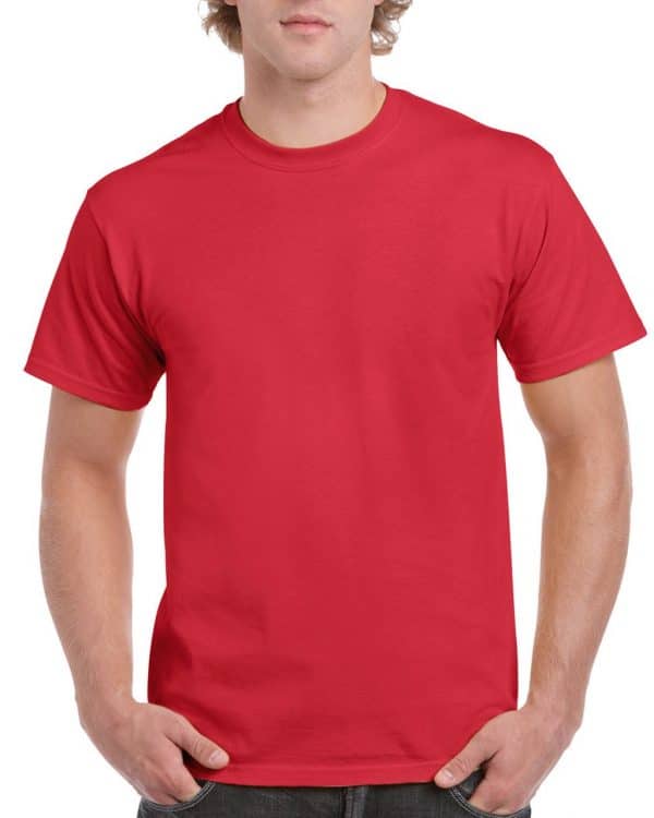 Red Gildan ULTRA COTTON™ ADULT T-SHIRT Pólók/T-Shirt