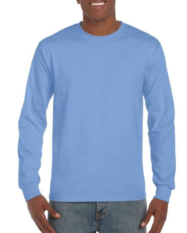 Carolina Blue Gildan ULTRA COTTON™ ADULT LONG SLEEVE T-SHIRT Pólók/T-Shirt
