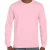 Light Pink Gildan ULTRA COTTON™ ADULT LONG SLEEVE T-SHIRT Pólók/T-Shirt