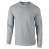 Sport Grey Gildan ULTRA COTTON™ ADULT LONG SLEEVE T-SHIRT Pólók/T-Shirt