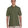 Military Green Gildan ULTRA COTTON™ ADULT PIQUE POLO SHIRT Galléros pólók