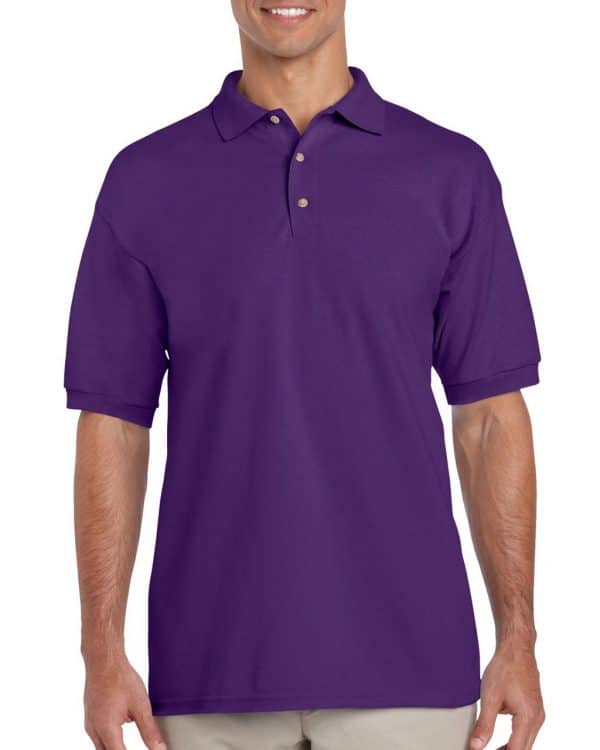 Purple Gildan ULTRA COTTON™ ADULT PIQUE POLO SHIRT Galléros pólók