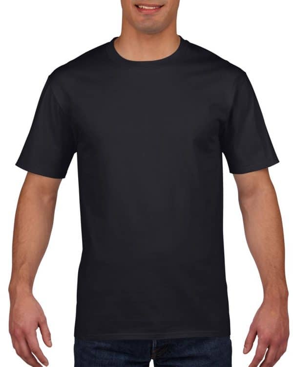 Black Gildan PREMIUM COTTON® ADULT T-SHIRT Pólók/T-Shirt