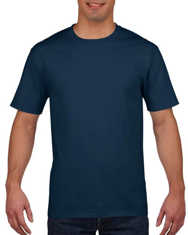 Navy Gildan PREMIUM COTTON® ADULT T-SHIRT Pólók/T-Shirt
