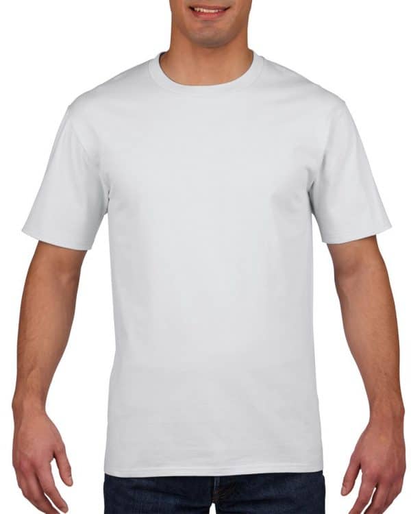 White Gildan PREMIUM COTTON® ADULT T-SHIRT Pólók/T-Shirt