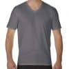Charcoal Gildan PREMIUM COTTON® ADULT V-NECK T-SHIRT Pólók/T-Shirt