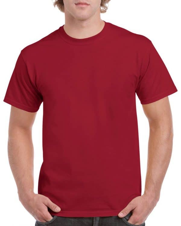 Cardinal Red Gildan HEAVY COTTON™ ADULT T-SHIRT Pólók/T-Shirt