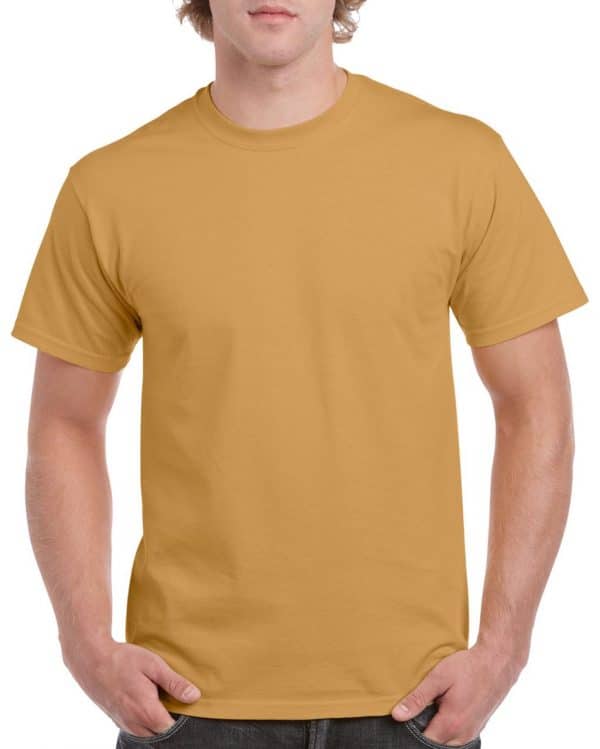 Old Gold Gildan HEAVY COTTON™ ADULT T-SHIRT Pólók/T-Shirt
