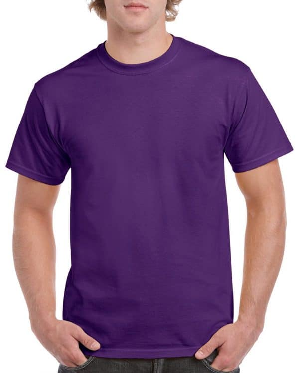 Purple Gildan HEAVY COTTON™ ADULT T-SHIRT Pólók/T-Shirt
