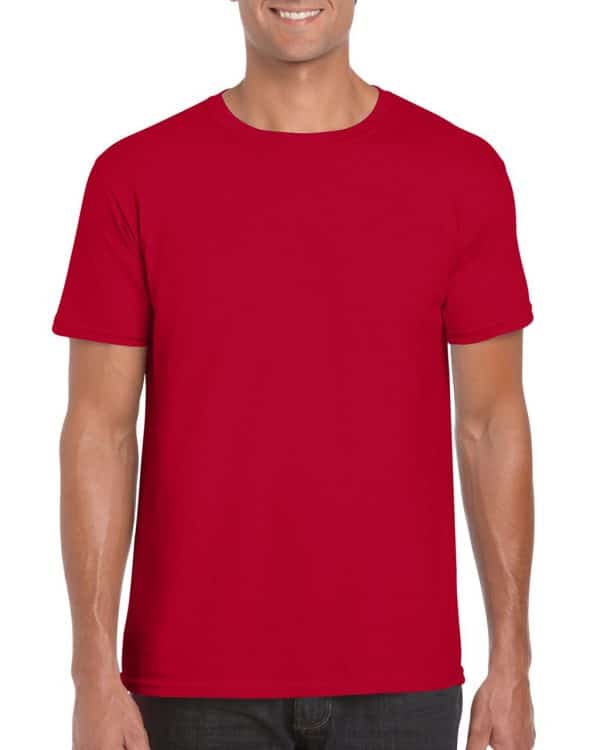 Cherry Red Gildan SOFTSTYLE® ADULT T-SHIRT Pólók/T-Shirt