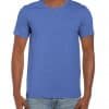 Heather Royal Gildan SOFTSTYLE® ADULT T-SHIRT Pólók/T-Shirt