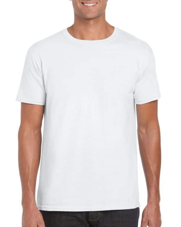 White Gildan SOFTSTYLE® ADULT T-SHIRT Pólók/T-Shirt