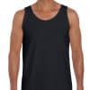 Black Gildan SOFTSTYLE® ADULT TANK TOP Pólók/T-Shirt