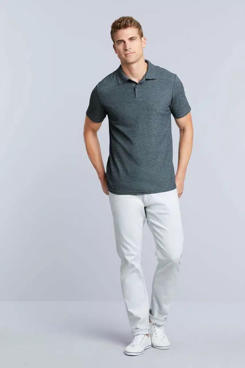 Gildan SOFTSTYLE® ADULT DOUBLE PIQUÉ POLO Galléros pólók
