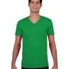 Irish Green Gildan SOFTSTYLE® ADULT V-NECK T-SHIRT Pólók/T-Shirt